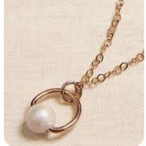 NWT Banana Republic Eliza Pearl Pendant Necklace | Aureus + Argent